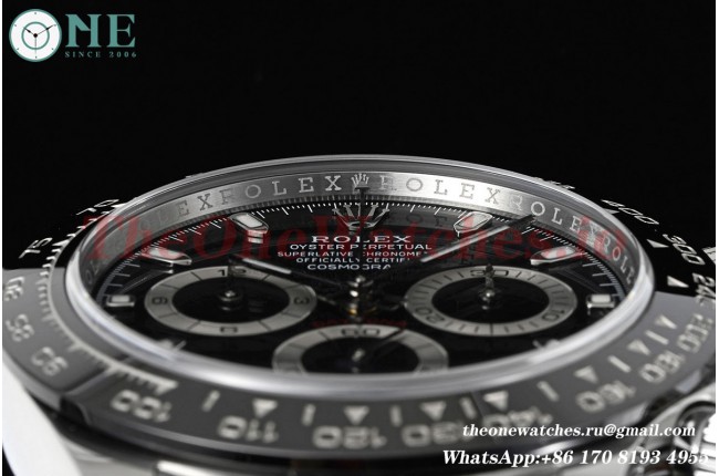 Rolex - Daytona 116500 CER/SS Black 904L Clean SA4130 V3