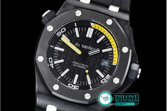 Audemars Piguet - Royal Oak Diver 15706 FC/RU Black JF Ult 1:1 MY9015 Mod