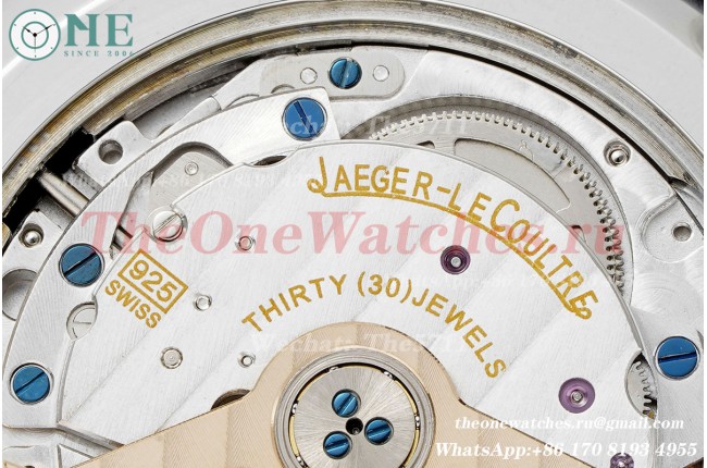 Jaeger LeCoultre - Master Ultra Thin Moonphase SS/LE Black/Stk APS A925 Super Clone